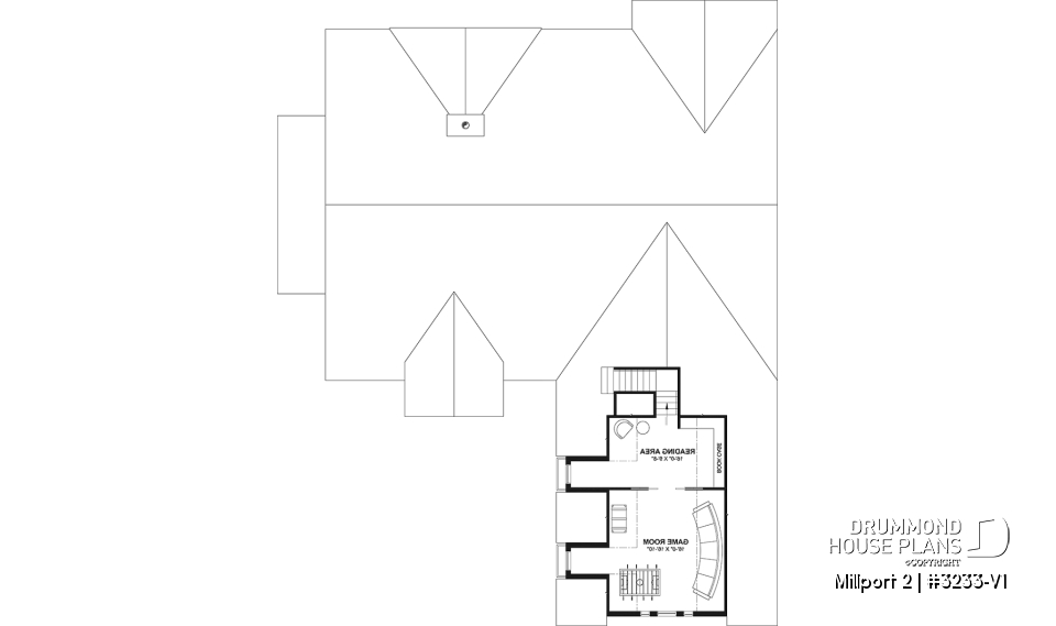 2nd level - 3 to 4 bedroom country ranch, garage, master suite with private terrace, huge covered balcony, 2 family rooms - Millport 2