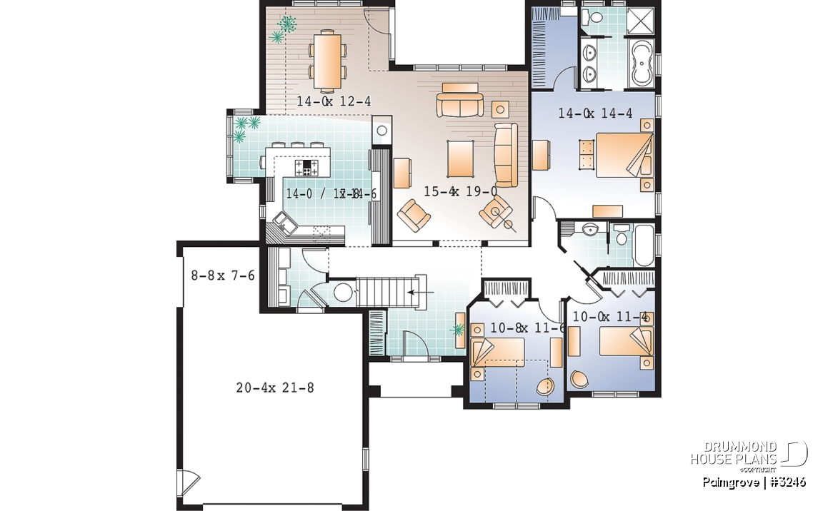 1st level - 3 bedroom bungalow with fireplace, bonus space and garage, lots of natural light, cathedral ceiling - Palmgrove