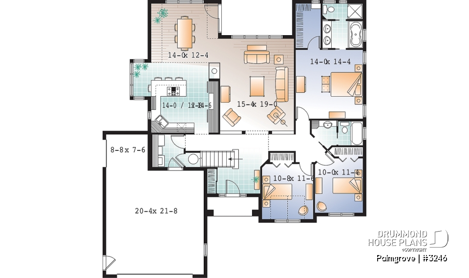 1st level - 3 bedroom bungalow with fireplace, bonus space and garage, lots of natural light, cathedral ceiling - Palmgrove