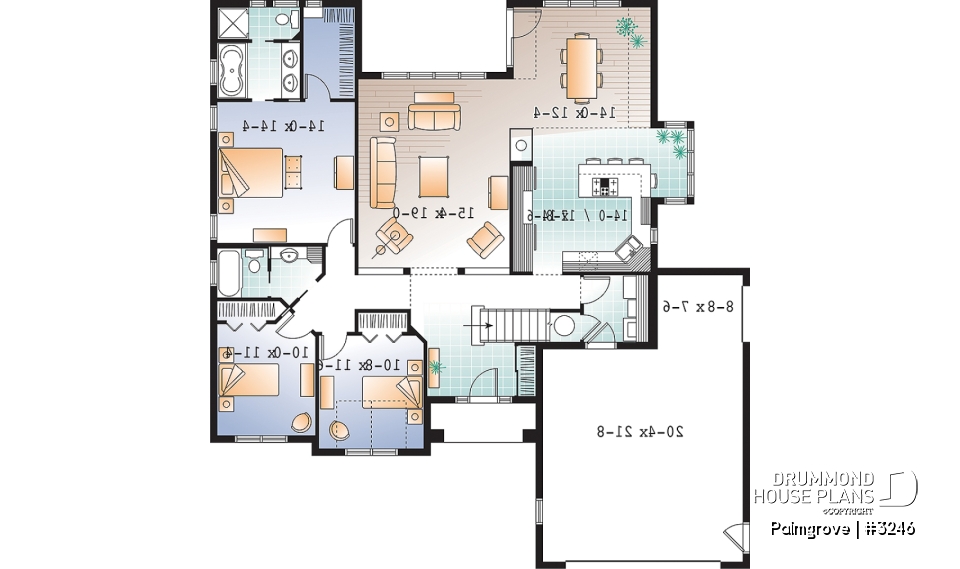 1st level - 3 bedroom bungalow with fireplace, bonus space and garage, lots of natural light, cathedral ceiling - Palmgrove