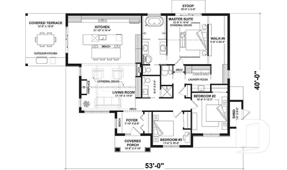 1st level - Slab foundation -  - Lohan 2