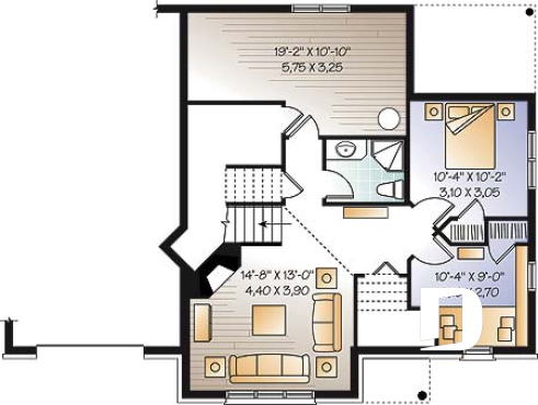 Basement - Abundant windows, 17' ceiling, large family room and a garage - Lianne