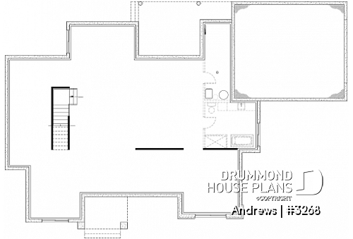 Unfinished basement (Optional $) -  - Andrews