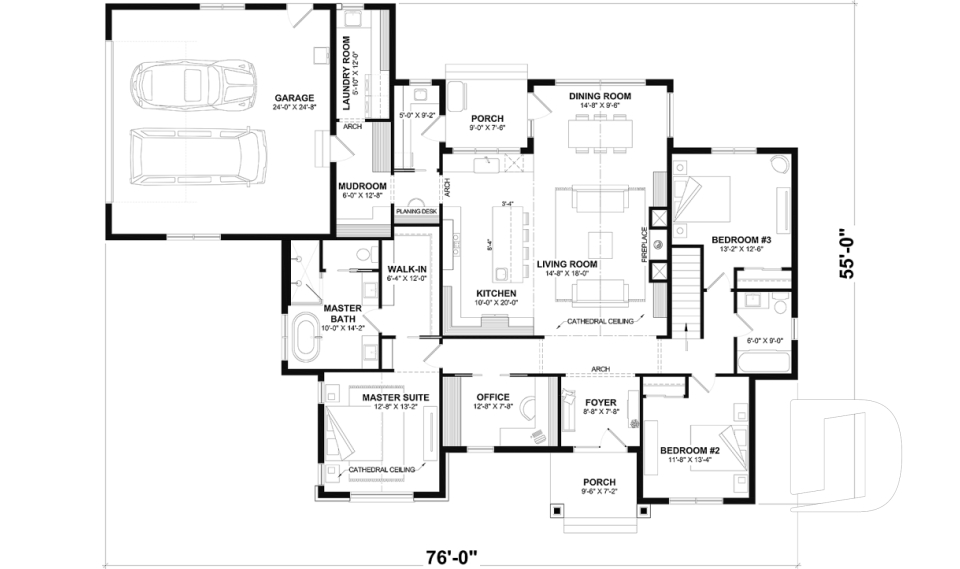 1st level - Basement foundation (Optional $) -  - Andrews 2