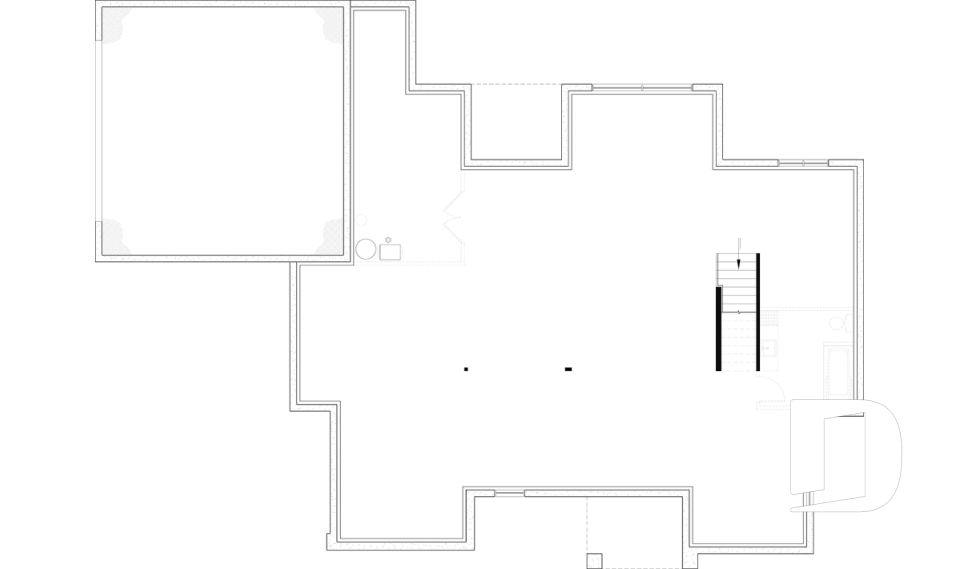 Unfinished basement (Optional $) -  - Andrews 2