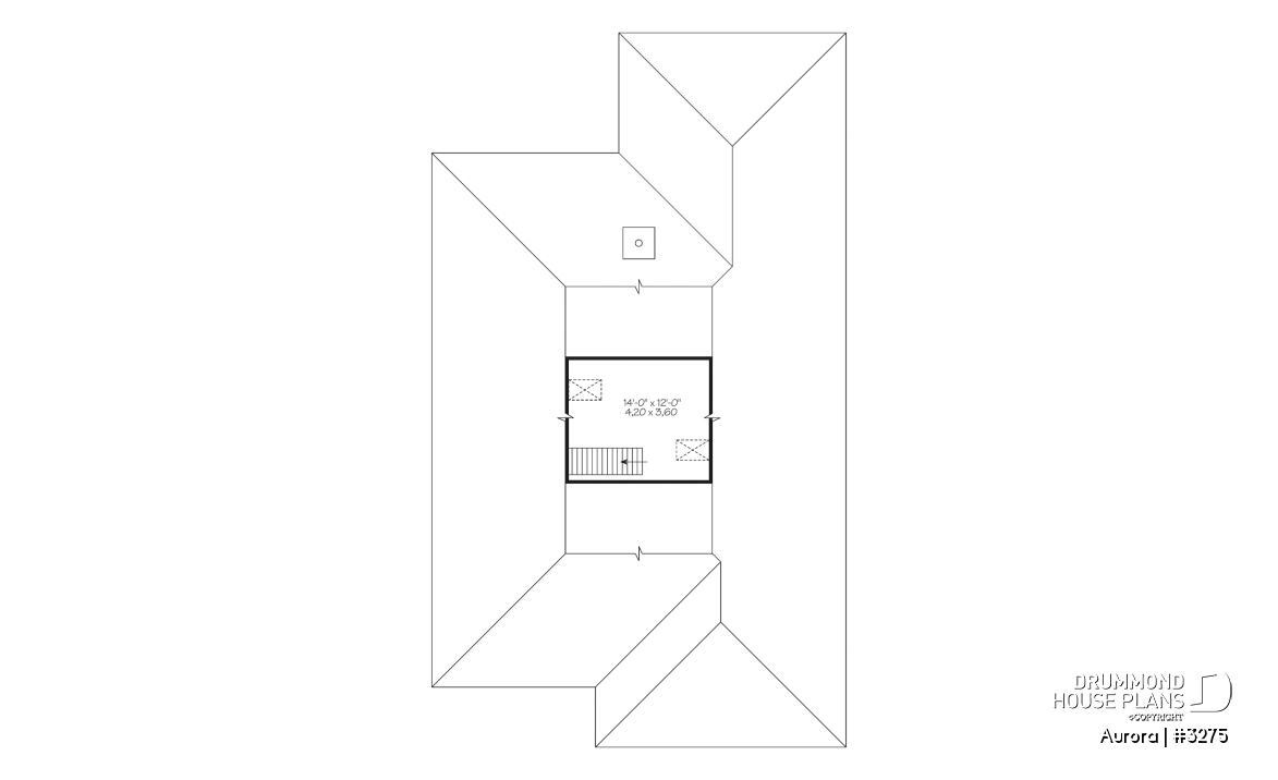 Bonus storage - Wheel chair accessible house plan, 2 bedrooms, 9ft. ceiling, large covered patio, fireplace - Aurora