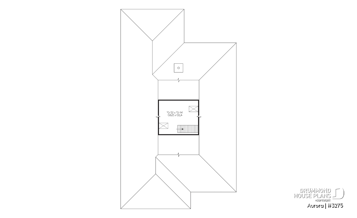 Bonus storage - Wheel chair accessible house plan, 2 bedrooms, 9ft. ceiling, large covered patio, fireplace - Aurora