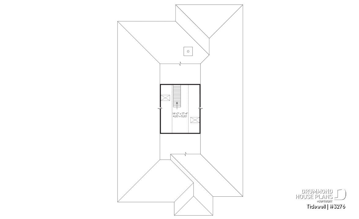 Bonus storage - Modern 3 bedroom house plan adapted for wheel chair, open floor plan, fireplace, garage, laundry room - Tidewell