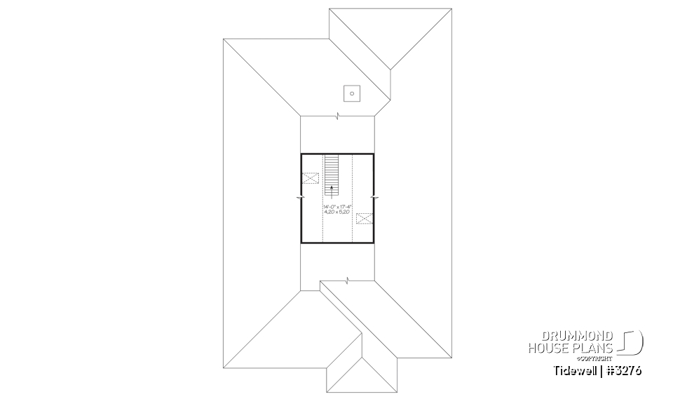 Bonus storage - Modern 3 bedroom house plan adapted for wheel chair, open floor plan, fireplace, garage, laundry room - Tidewell