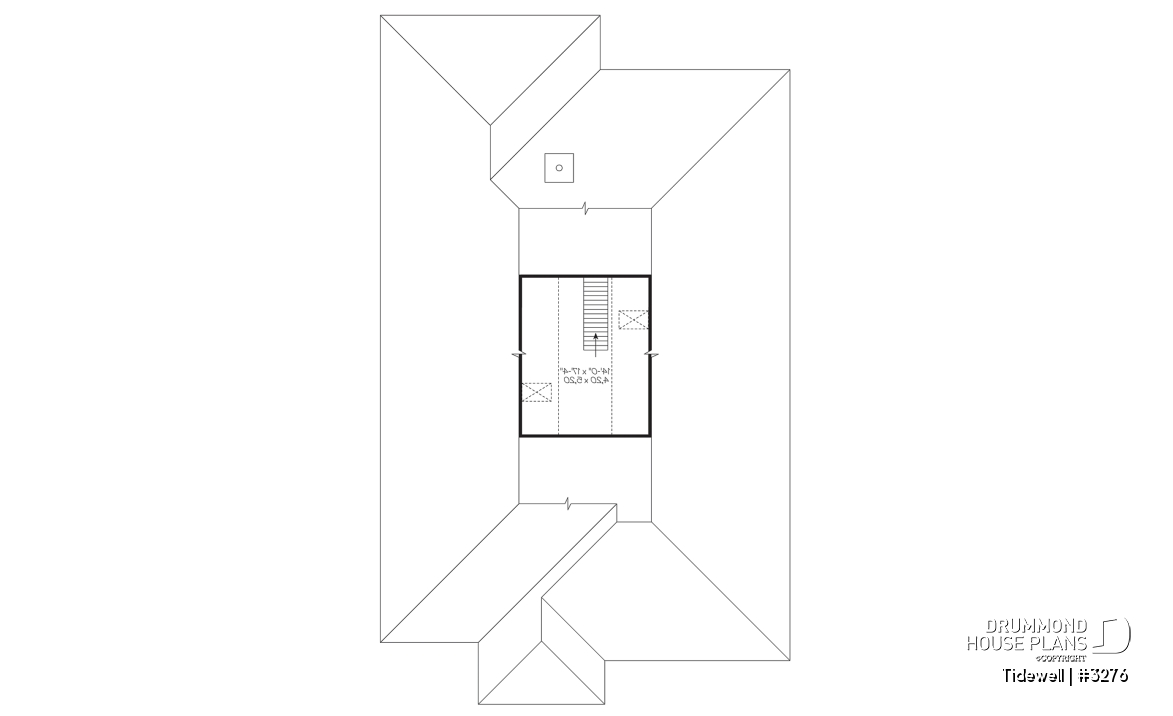 Bonus storage - Modern 3 bedroom house plan adapted for wheel chair, open floor plan, fireplace, garage, laundry room - Tidewell