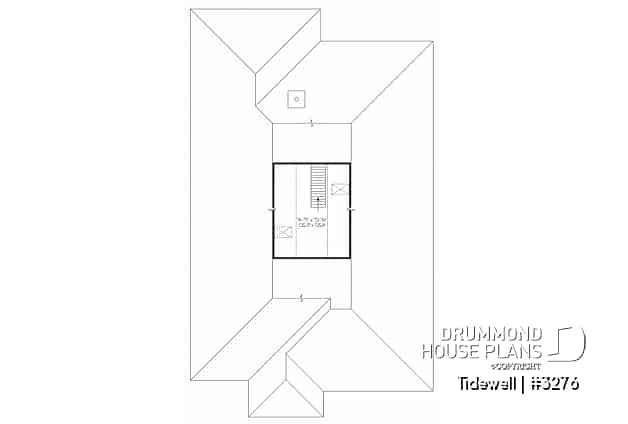 Bonus storage - Modern 3 bedroom house plan adapted for wheel chair, open floor plan, fireplace, garage, laundry room - Tidewell