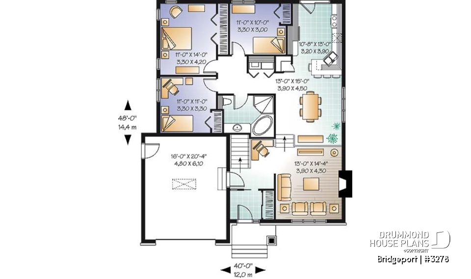 1st level - 3 bedrooms, budget friendly bungalow with home office and garage - Bridgeport
