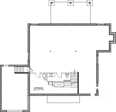 Basement - 1686 sq.ft. Scandinavian home: 3 bedrooms, owner’s suite, 11'9" split entry and bright open living - Hygge 3