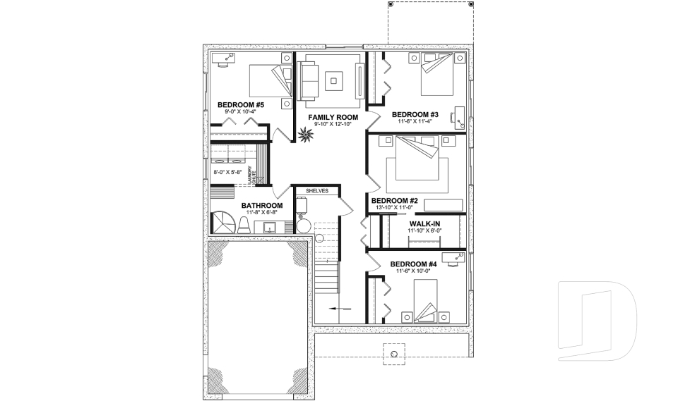 Finished basement (Optional $) -  - Urban Valley 4