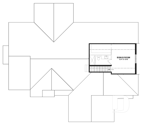 Bonus space - Spacious 3 bedroom Farmhouse style house plan with formal dining, large family room and lots of light. - Country Side
