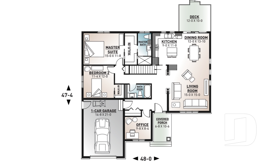 1st level -  - Woodside