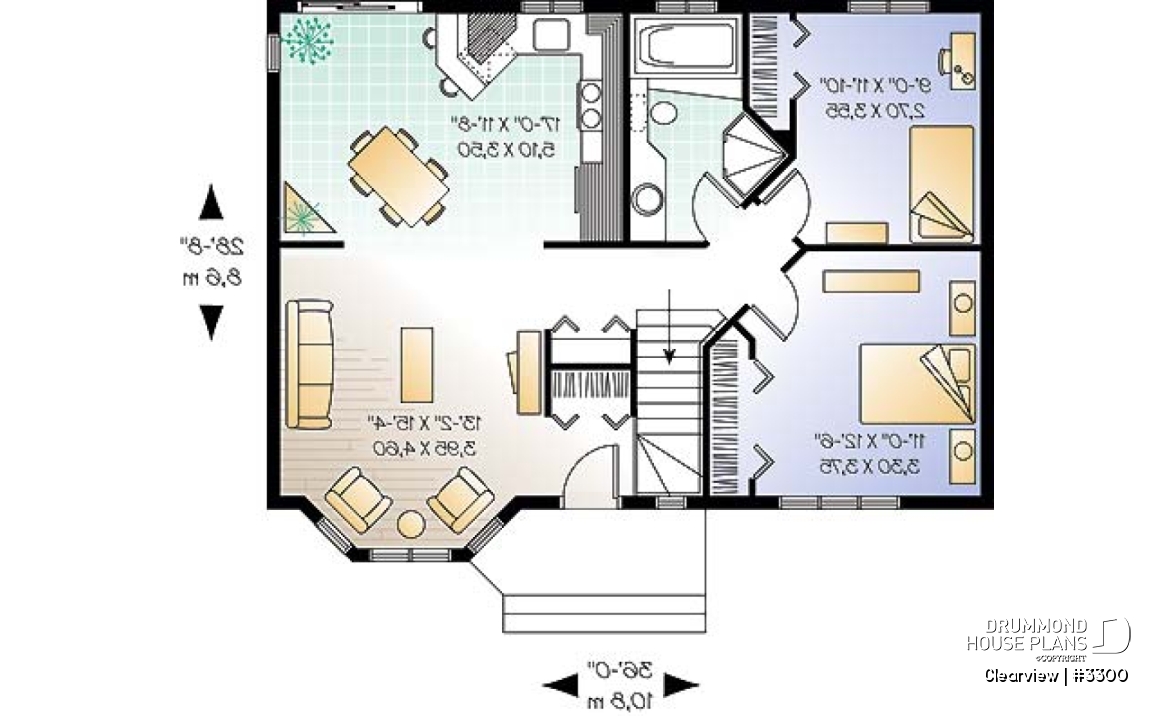 1st level - Country style, affordable 2 bedroom bungalow with full daylight basement - Clearview
