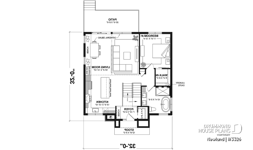 1st level - Small split level home, 1 to 3 beds, optional finished basement ($), 2 family rooms, wood burning stove, gym - Newland