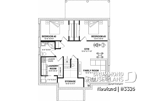 Finished basement - Small split level home, 1 to 3 beds, optional finished basement ($), 2 family rooms, wood burning stove, gym - Newland