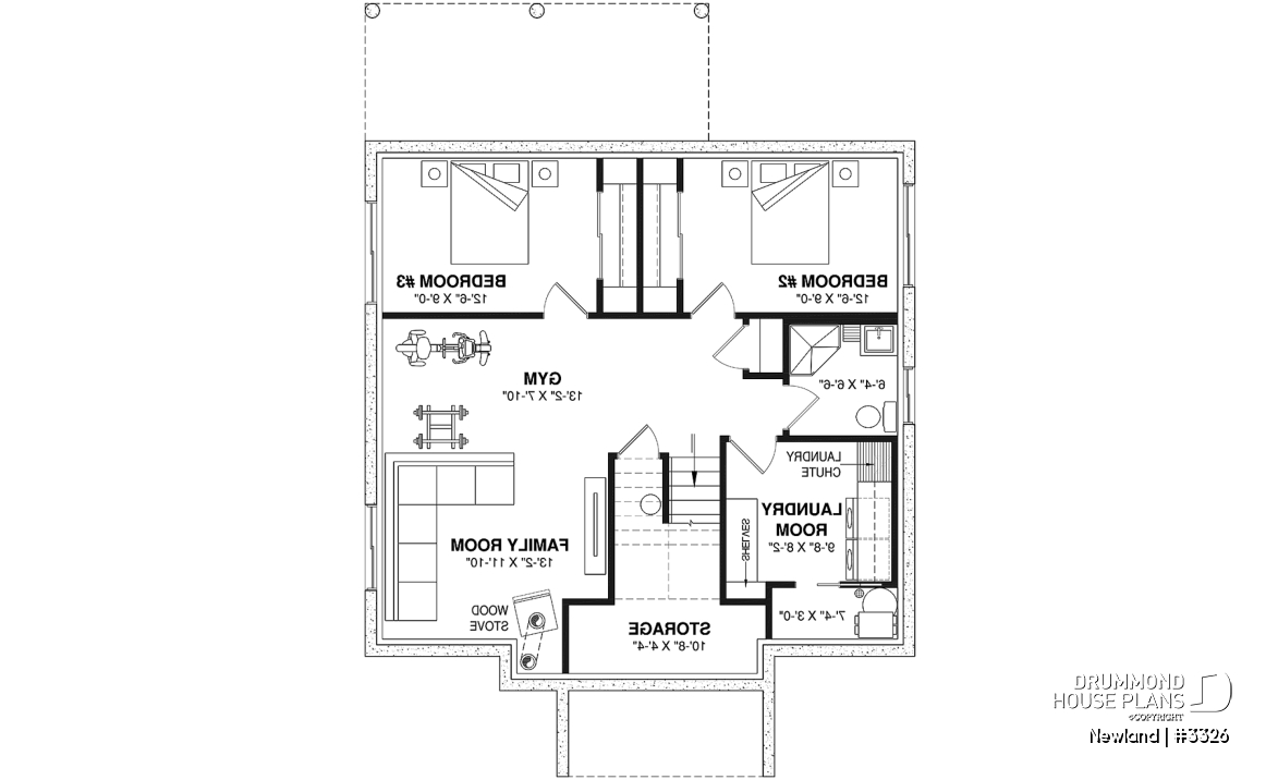 Finished basement (Optional $) - Small split level modern farmhouse, master suite on main floor, optional finished basement - Newland