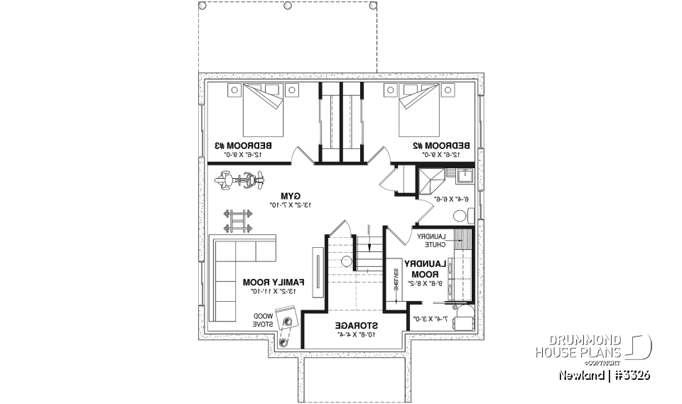 Finished basement (Optional $) - Small split level home, 1 to 3 beds, optional finished basement ($), 2 family rooms, wood burning stove, gym - Newland