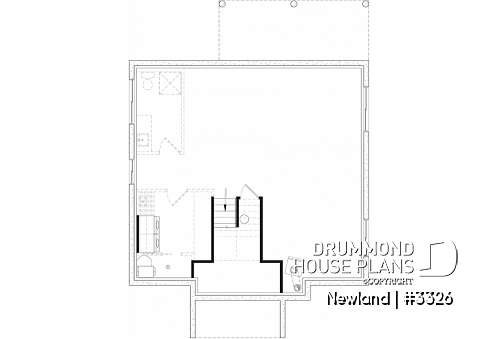 Unfinished basement - Small split level home, 1 to 3 beds, optional finished basement ($), 2 family rooms, wood burning stove, gym - Newland