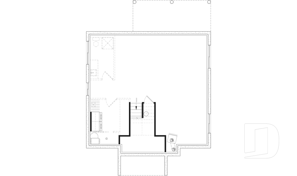 Unfinished basement -  - Newland
