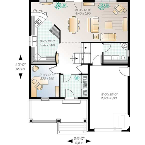 1st level - Spacious kitchen, home office, open floor plan, master suite with reading nook, 3 to 4 bedrooms - Bellecote