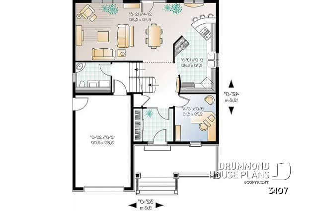 1st level - Spacious kitchen, home office, open floor plan, master suite with reading nook, 3 to 4 bedrooms - Bellecote