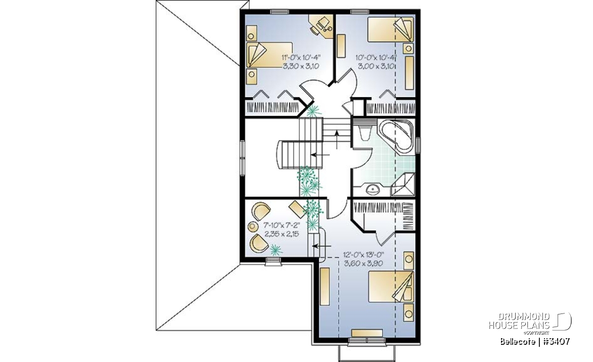 2nd level - Spacious kitchen, home office, open floor plan, master suite with reading nook, 3 to 4 bedrooms - Bellecote