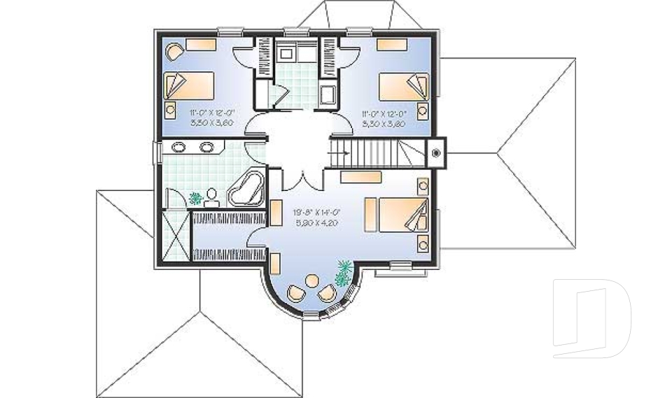 2nd level -  - Pontois