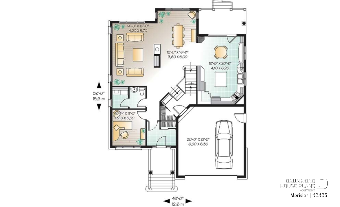 1st level - 2 storey classical and stylish house designe, 4 to 5 bedrooms, luxurious master suite - Merisier