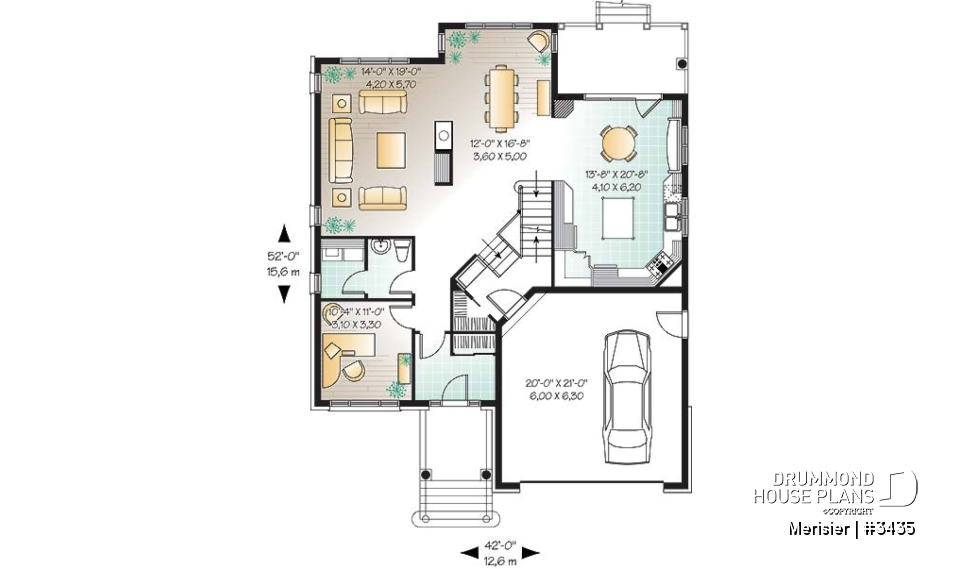 1st level - 2 storey classical and stylish house designe, 4 to 5 bedrooms, luxurious master suite - Merisier