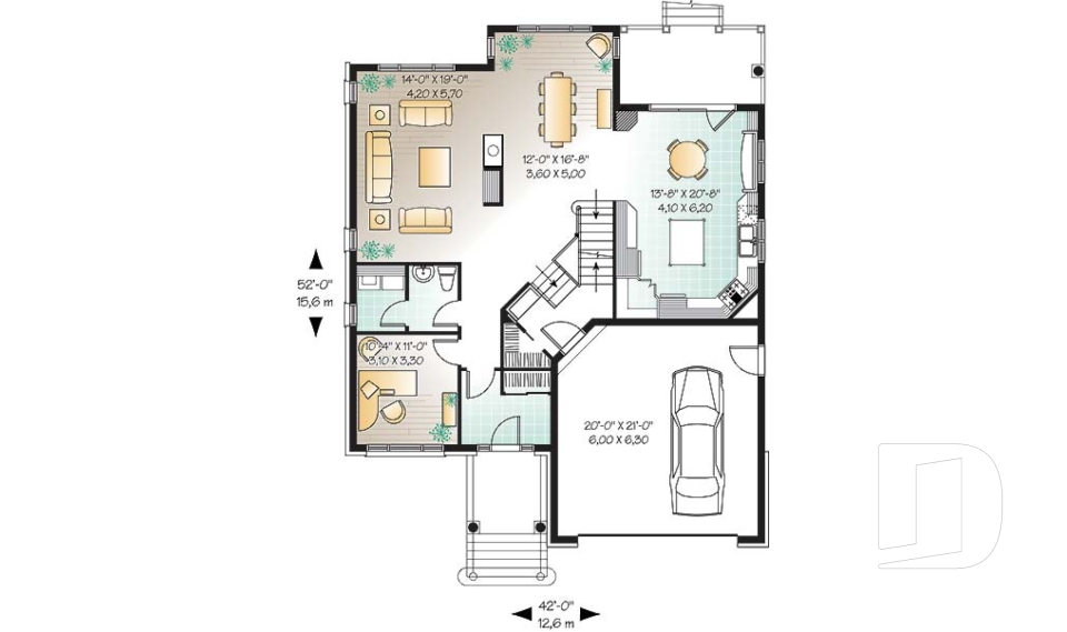 1st level -  - Merisier