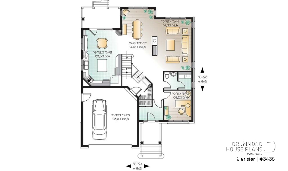 1st level - 2 storey classical and stylish house designe, 4 to 5 bedrooms, luxurious master suite - Merisier