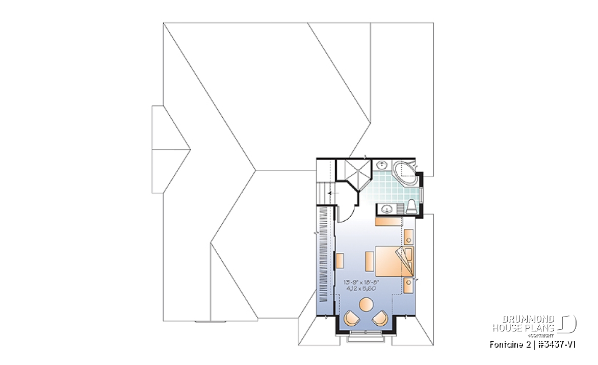2nd level - European style with terrace and  3 large bedrooms and garage - Fontaine 2