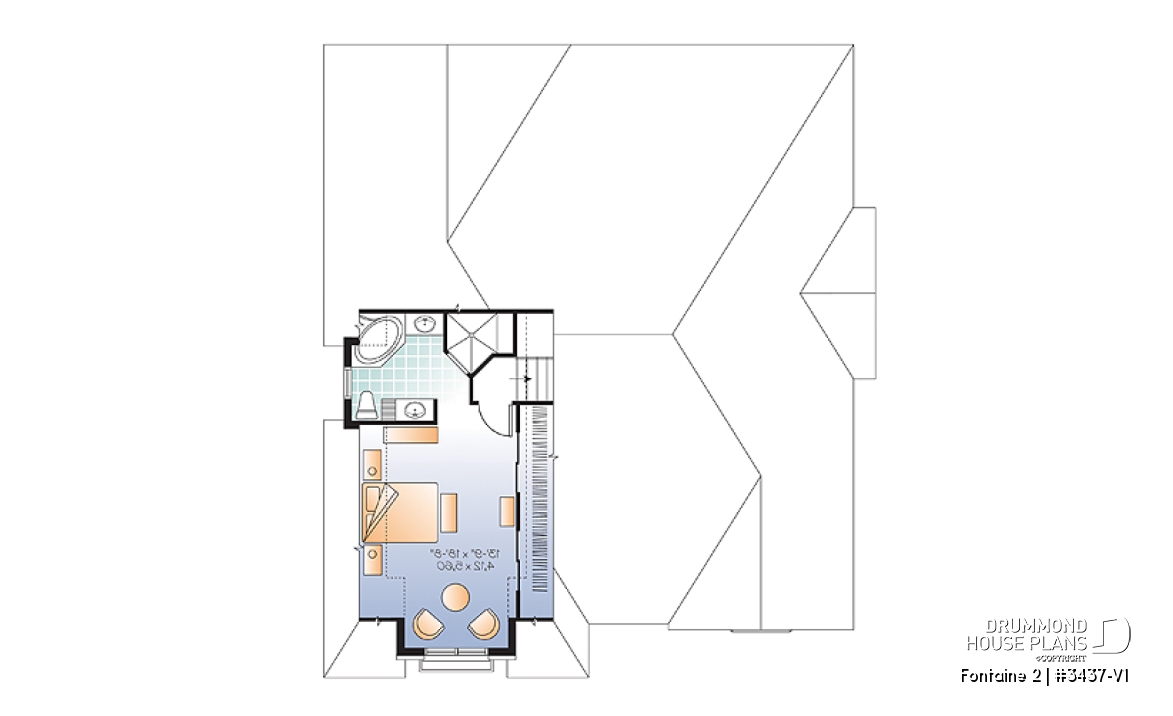 2nd level - European style with terrace and  3 large bedrooms and garage - Fontaine 2