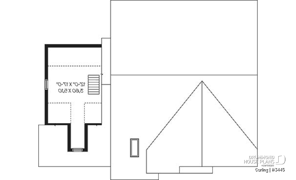 Bonus storage - 3 bedroom split-entry floor plan with balcony, cathedral ceiling, garage and bonus space - Carling