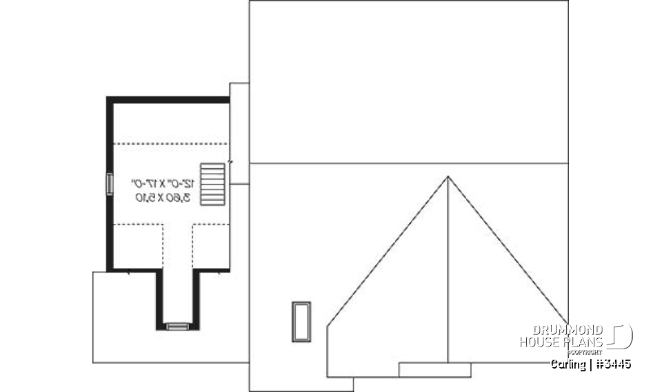 Bonus storage - 3 bedroom split-entry floor plan with balcony, cathedral ceiling, garage and bonus space - Carling