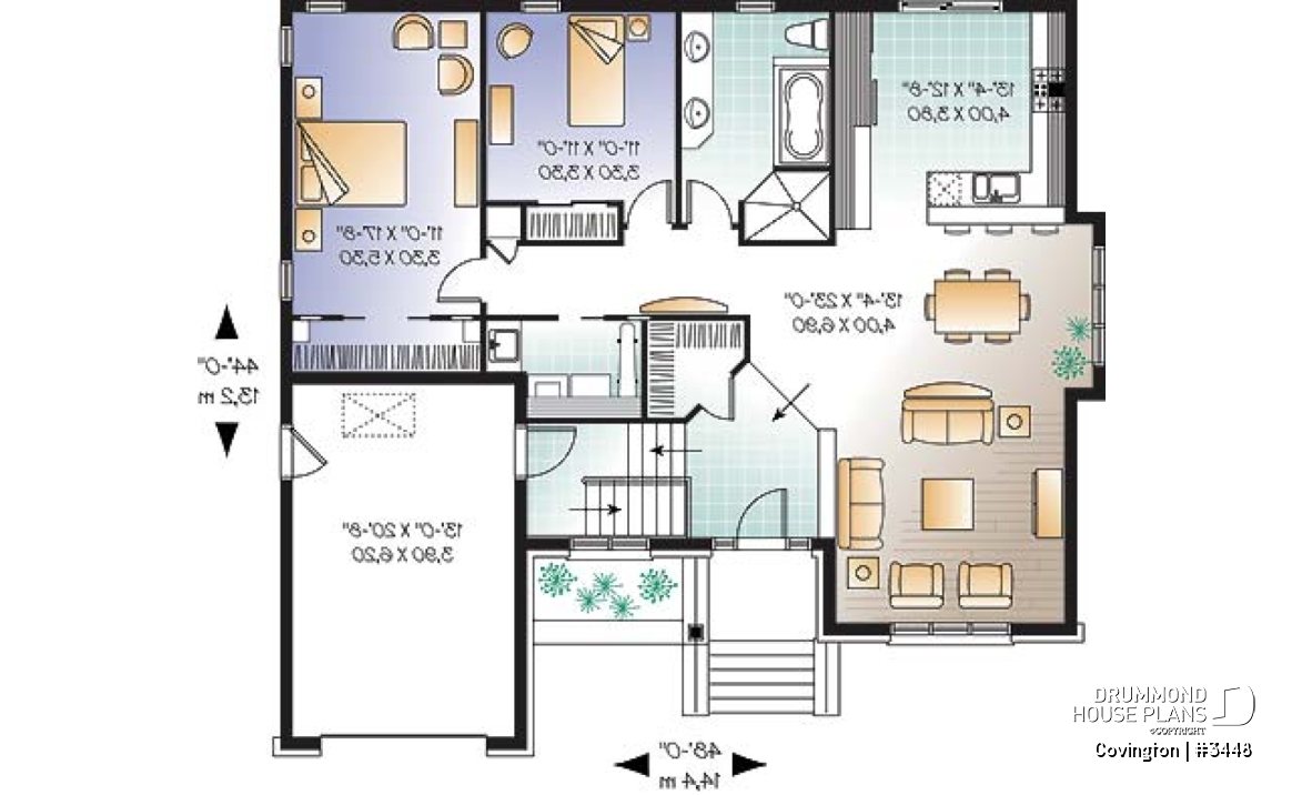 1st level - Single storey, 2 bedroom Craftsmanwith garage and bonus space - Covington