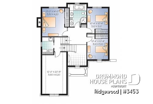 2nd level - Beautiful 3 bedroom European with office, garage and bonus space  - Ridgewood