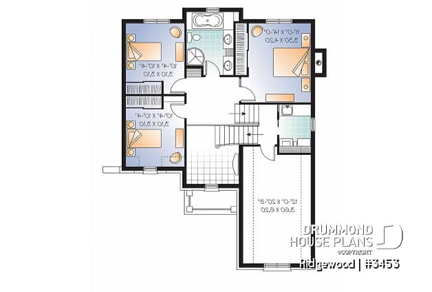2nd level - Beautiful 3 bedroom European with office, garage and bonus space  - Ridgewood