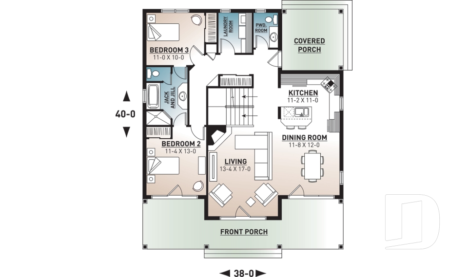 1st level -  - Edgewater