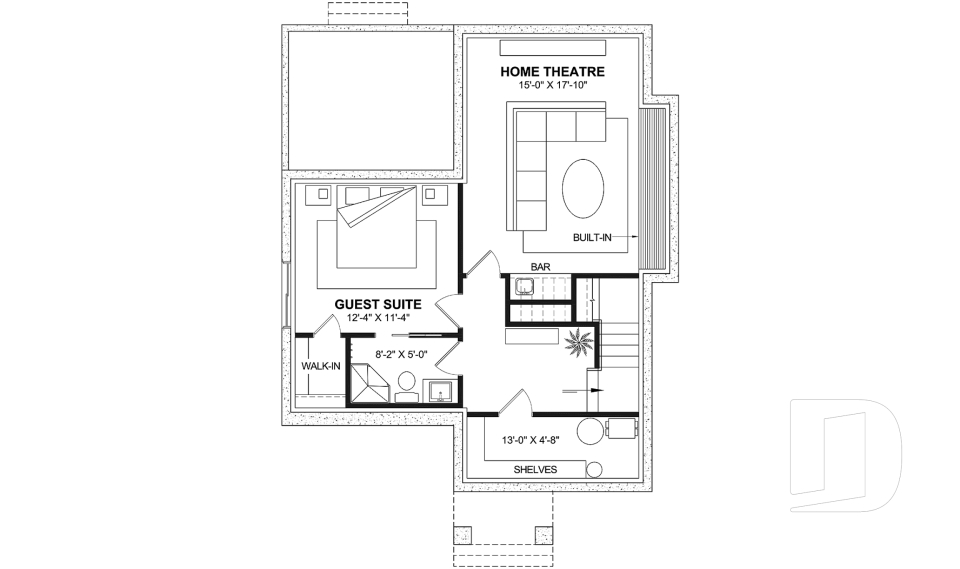 Finished basement (Optional $) -  - Hazel 2