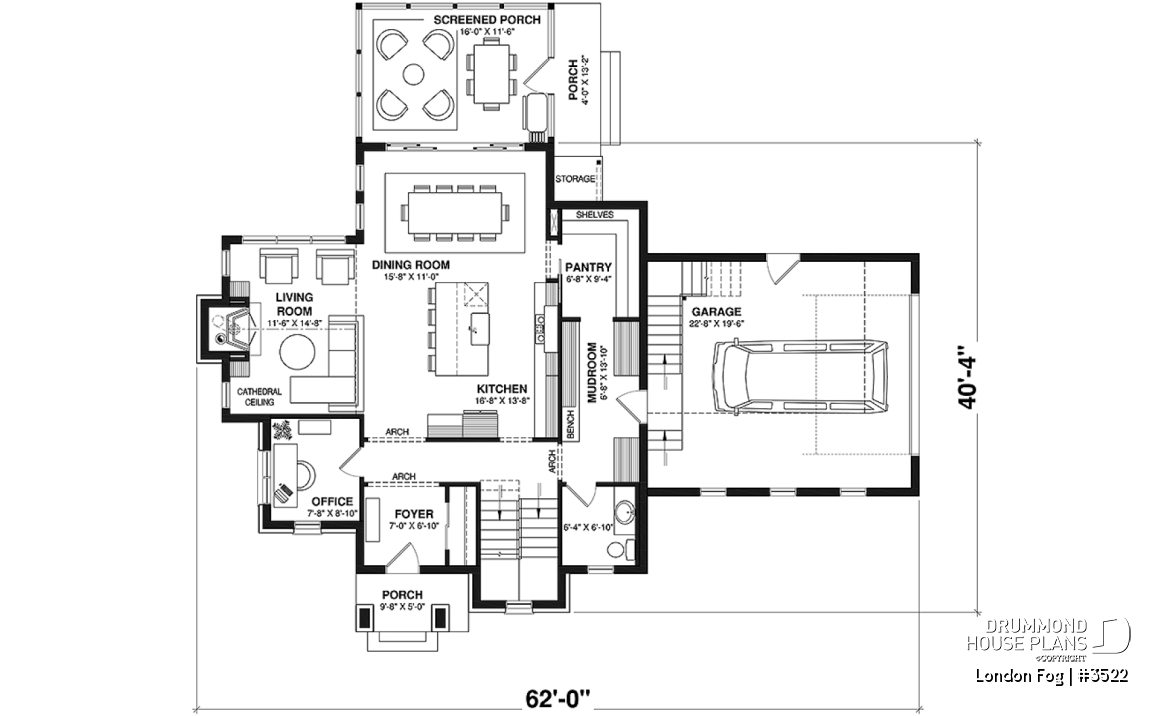 1st level - English cottage style home with 4 bedrooms and bonus space above garage, walkout basement - London Fog