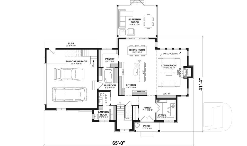1st level - Slab foundation (Optional $) -  - Eugene