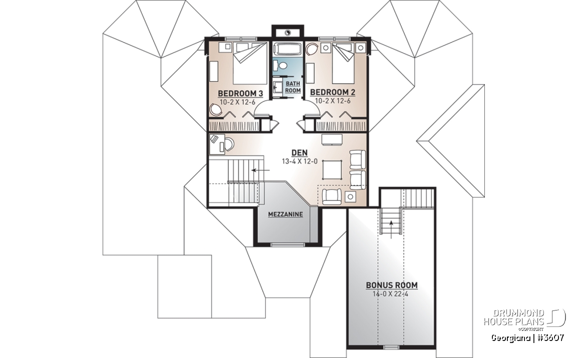 2nd level - 3 +1 bedroom with master en suite, 2 living rooms &amp; bonus space - Georgiana