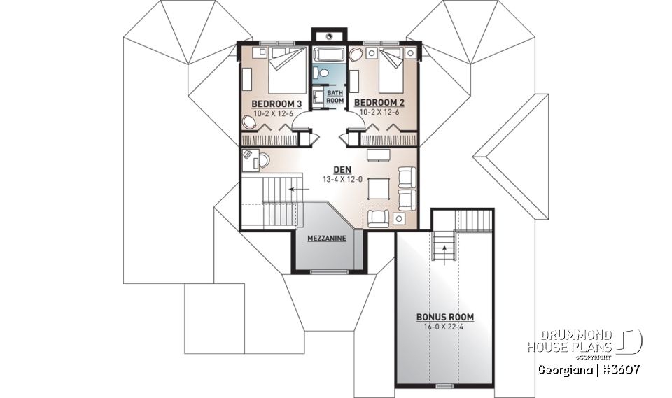 2nd level - 3 +1 bedroom with master en suite, 2 living rooms &amp; bonus space - Georgiana