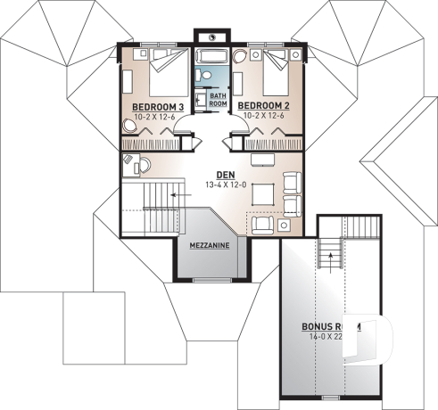 2nd level - 3 +1 bedroom with master en suite, 2 living rooms & bonus space - Georgiana
