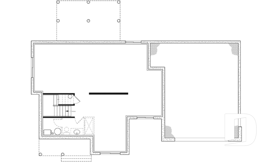 Unfinished basement -  - Sunny Haven 2